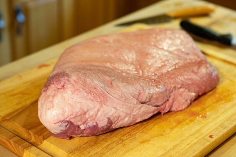 Prepping Brisket