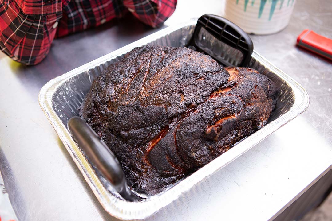 Pork Cooked on BX25 Box Smoker