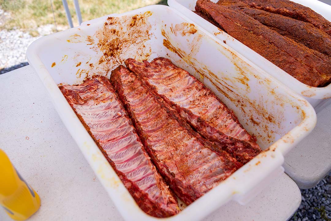 Prepping Ribs