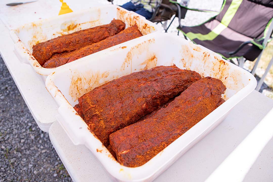 Prepping Ribs