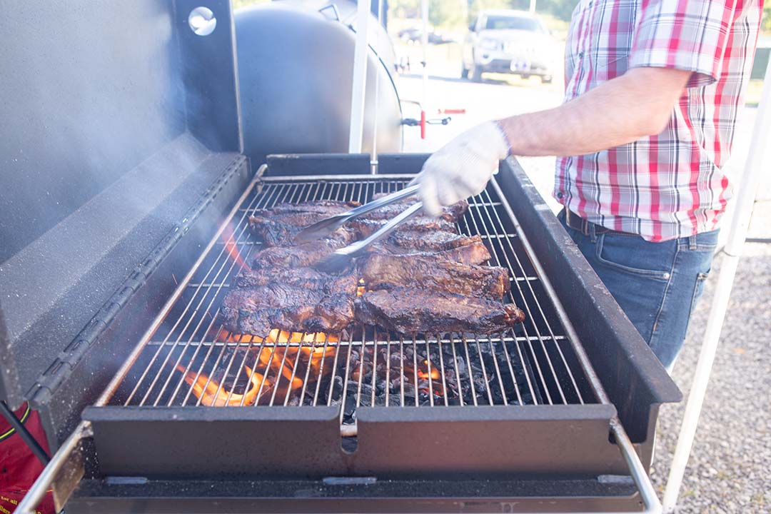 Grilling NY Strip Steaks