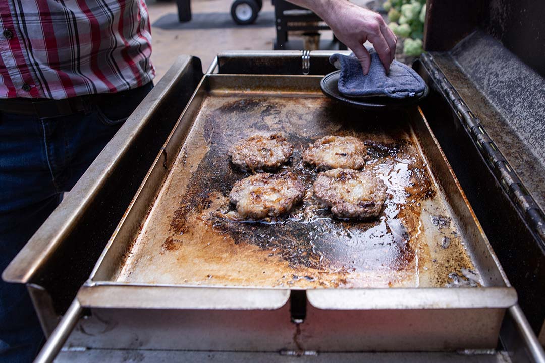 Blackstone Griddle Smash Burgers - Crafted Cook