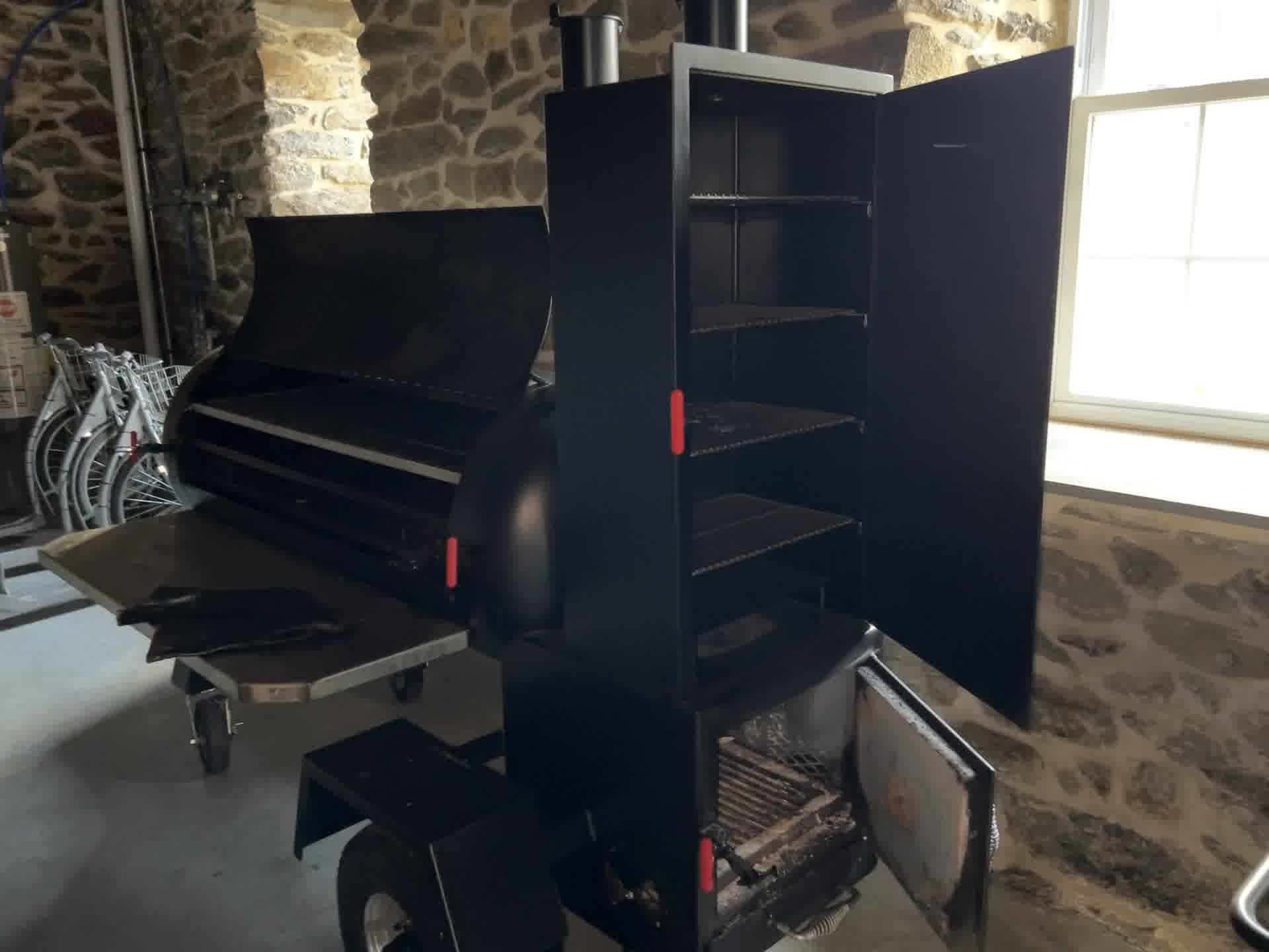 Mervin Esh's Consigned Meadow Creek TS120P Barbeque Smoker